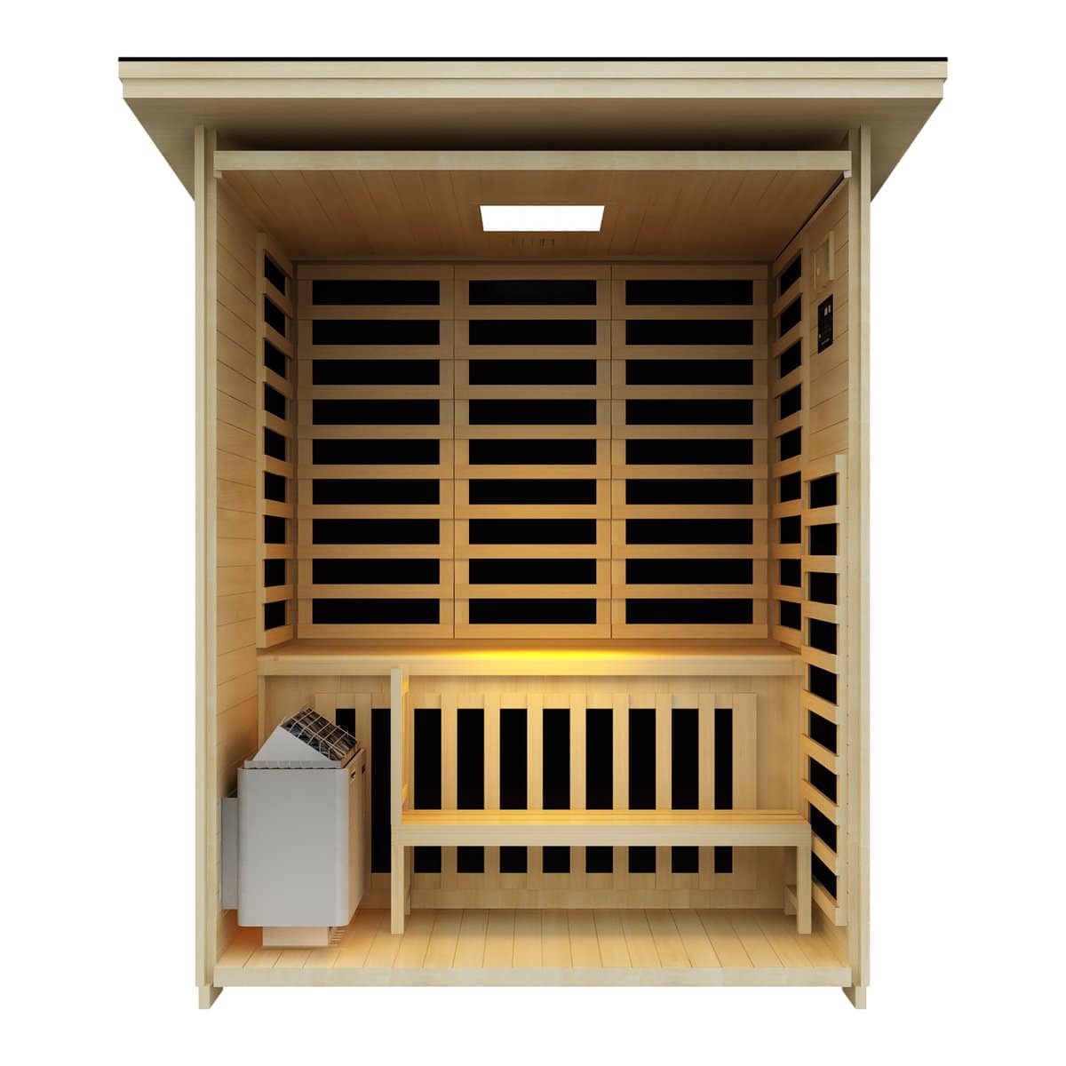 Heavenly Heat 2-Person Outdoor Combination Sauna